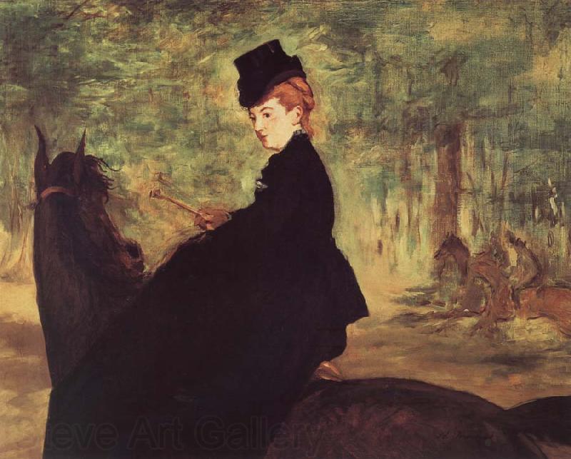 Edouard Manet The horseman Norge oil painting art